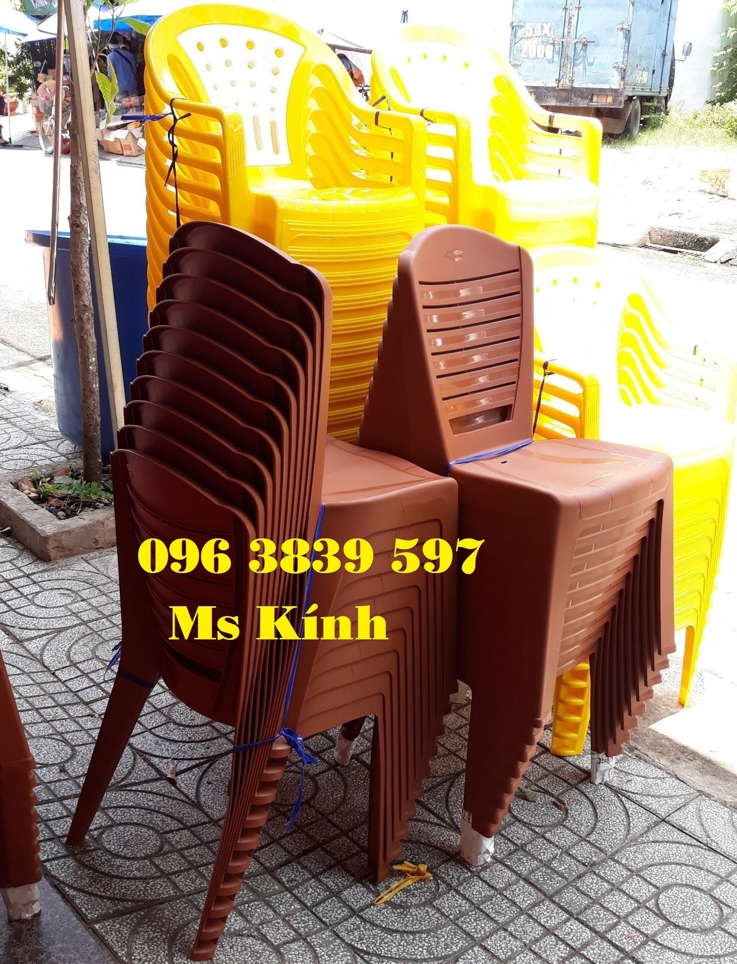 Cung cấp ghế dựa đại vita, ghế nhựa có dựa, ghế nhựa giá rẻ - 096 3839 597 Ms Kính